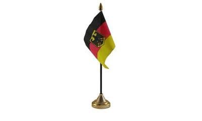 Germany Crest Table Flag