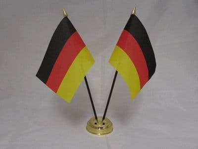 Germany Double Table Flag