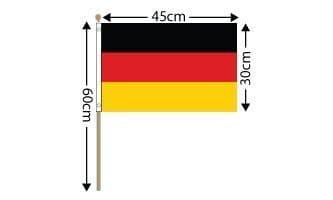 Germany Large Hand Flag (18