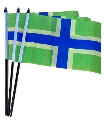 Gloucestershire Hand Flag - 3 Pack