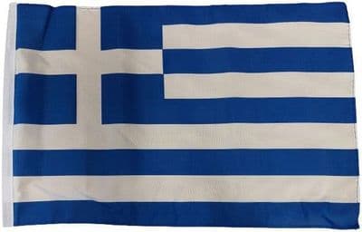 Greece SLEEVED Flag - 1.5ft x 1ft
