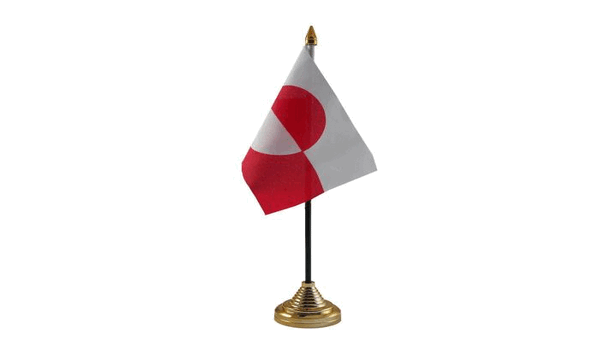 Greenland Table Flag