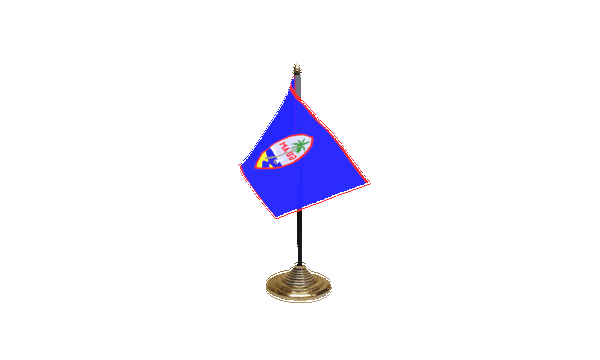 Guam Table Flag