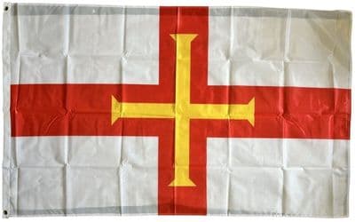 Guernsey 5ft x 3ft Knitted Polyester Heavy Flag
