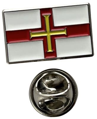 Guernsey Flag Pin Badge