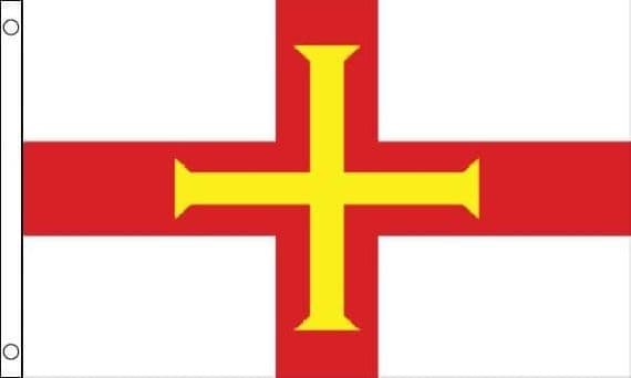 Guernsey Flag - The flag of Guernsey - from flagly.co.uk