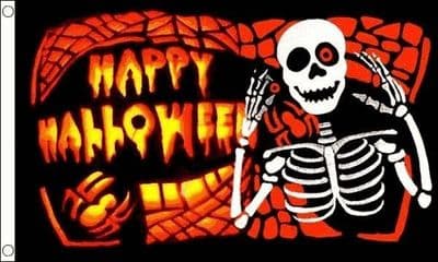 Halloween Bones Flag