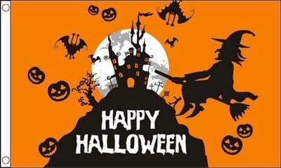 Halloween Orange Flag