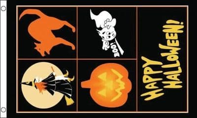 Happy Halloween Flag