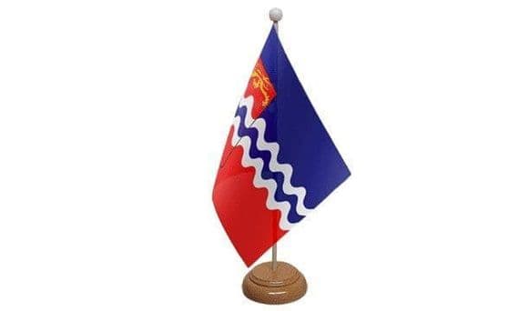 Herefordshire Wooden Table Flag | flagly.co.uk | We Sell Flags