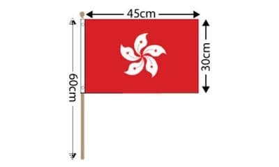 Hong Kong Large Hand Flag (18