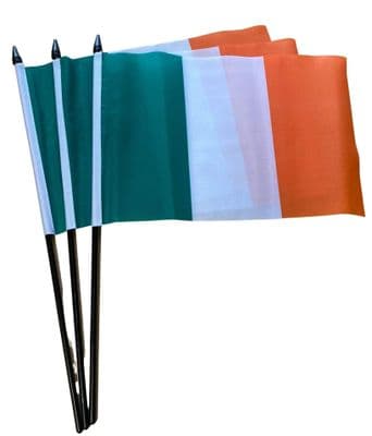 Ireland Hand Flag - 3 Pack