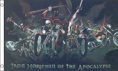 Iron Horsemen Of The Apocolypse Flag