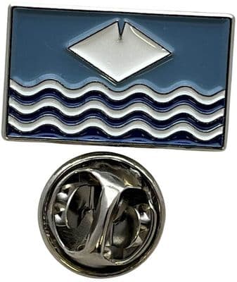 Isle of Wight Flag Pin Badge