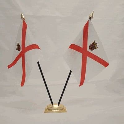 Jersey Double Table Flag