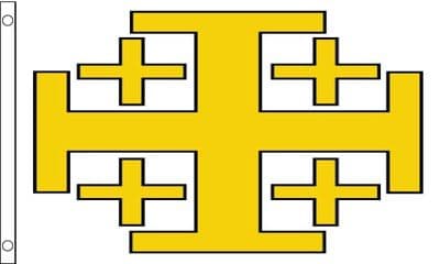 Jerusalem Cross Flag