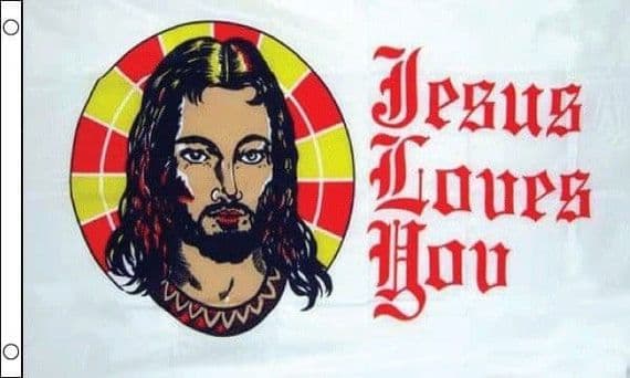 Jesus Flag | flagly.co.uk | We Sell Flags and Bunting