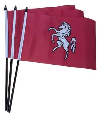 Kent Hand Flag - 3 Pack