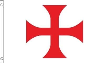 Knights Templar Red Cross Flag