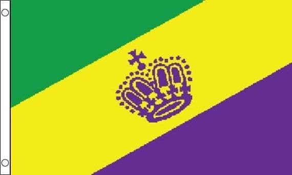 Mardi Gras Flag | flagly.co.uk | We Sell Flags and Bunting