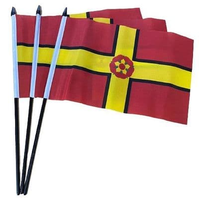 Northamptonshire Hand Flag - 3 Pack