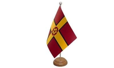 Northamptonshire New Wooden Table Flag