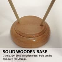 Northern Ireland Double Wooden Table Flag | flagly.co.uk