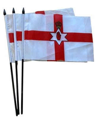 Northern Ireland Hand Flag - 3 Pack