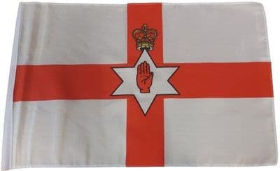 Northern Ireland SLEEVED Flag - 1.5ft x 1ft