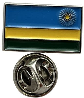 Rwanda Flag Pin Badge