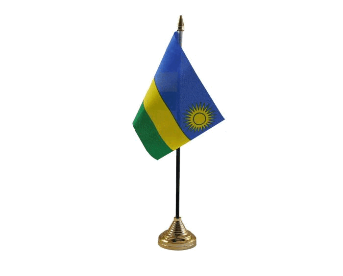 Rwanda Table Flag