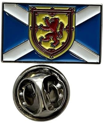 Saltire & Rampant Lion Pin Badge