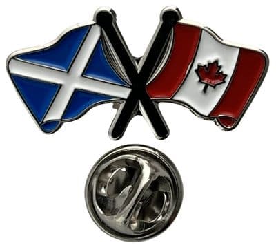 Scotland & Canada Pin Badge