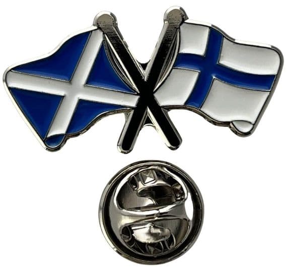 Scotland & Finland Pin Badge | flagly.co.uk | We Sell Flags