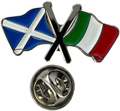 Scotland & Italy Pin Badge