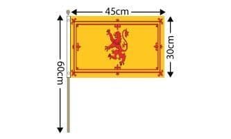 Scotland Lion Hand Flag Large | flagly.co.uk | We Sell Flags