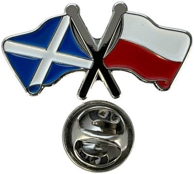 Scotland & Poland Pin Badge