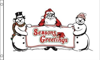Season's Greetings Flag