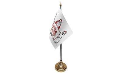 Seasons Greetings Table Flag