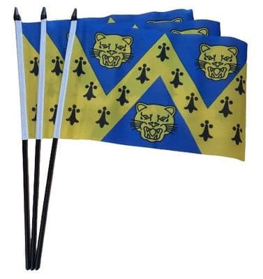 Shropshire Hand Flag - 3 Pack