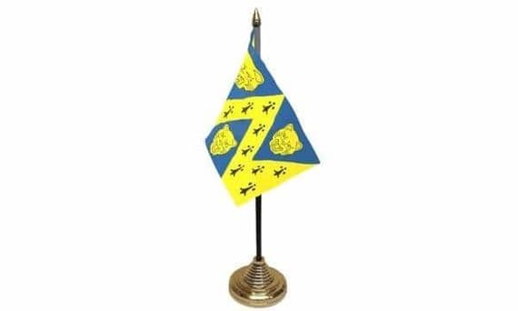 Shropshire Table Flag | flagly.co.uk | We Sell Flags