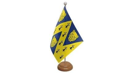 Shropshire Wooden Table Flag