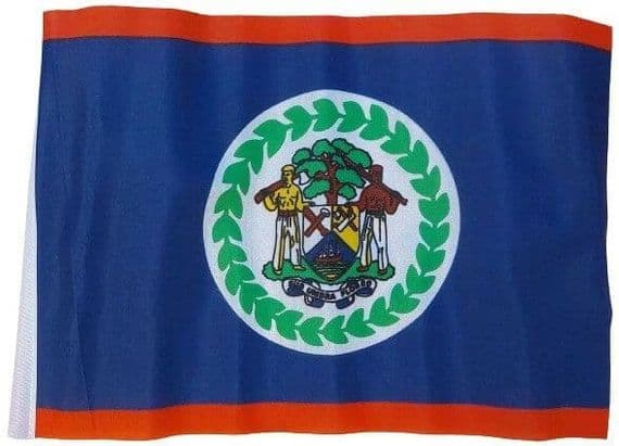 Small Belize Flag | flagly.co.uk | We Sell Flags and Bunting