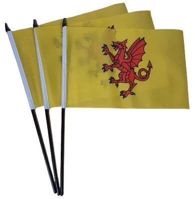 Somerset Hand Flag - 3 Pack