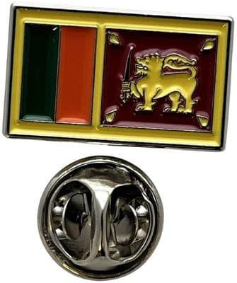 Sri Lanka Flag Pin Badge