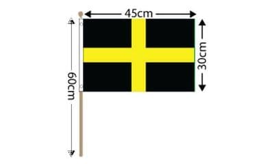 St Davids Hand Flag Large (18
