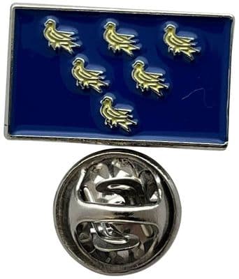 Sussex Flag Pin Badge