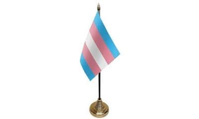 Transgender Table Flag