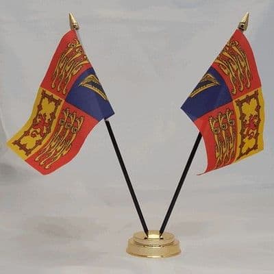 UK Royal Standard Double Table Flag