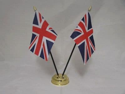 Union Jack Double Table Flag